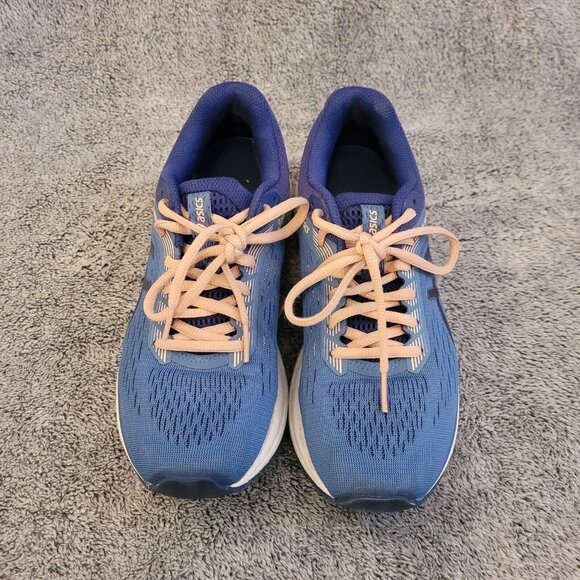 ASics GT 1000 Womens Running Shoes‎ Size 7 Blue Sneakers Mesh Duomax Train 17302 - Picture 2 of 12